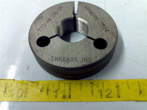 Threads Inc 770 48 Uns 2a Thread Gage Ring Measuring Tools Bmi Surplus