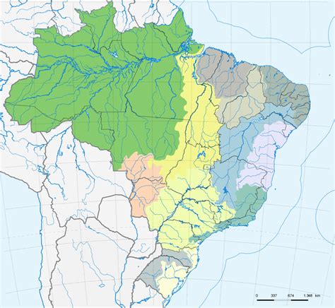 Bacias hidrográficas do Brasil grupos e atributos eCycle