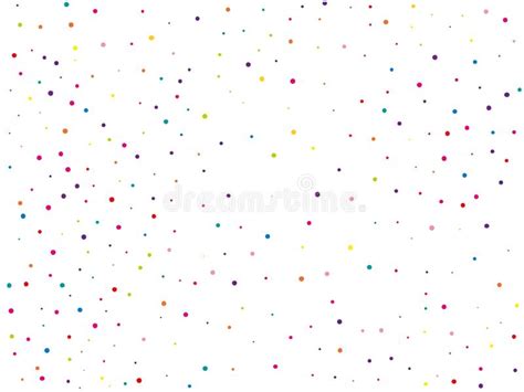 Background With Colorful Glitter Confetti Polka Dots Circles Rounds
