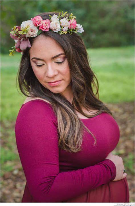 Outdoor Maternity Flower Crown Maternity Gown Historic Oak View