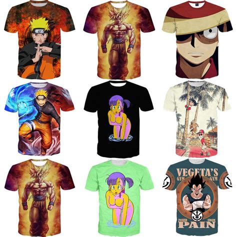 S 5xl Women Men Japanese Anime Character Cartoon 3d Print T Shirt