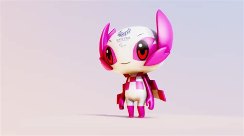 Olympic Tokyo 2020 Mascots Someity Buy Royalty Free 3d Model By Avr
