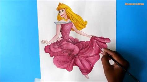beautifull girl how to draw princess aurora from sleeping beauty youtube
