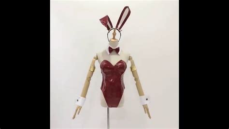 Anime Darling In The Franxx Zero Two Bunny Girl Cosplay Costume Women Jumpsuit Red Leather Suit