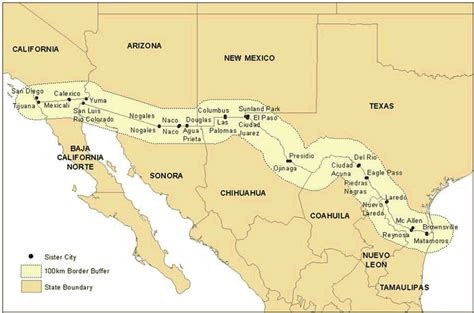 Evidencia Brillante Nombre Provisional Frontera De México Y Estados