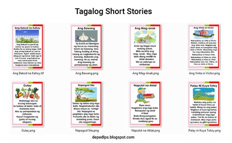 All New Tagalog Short Stories For Readinginstructional Deped Lps