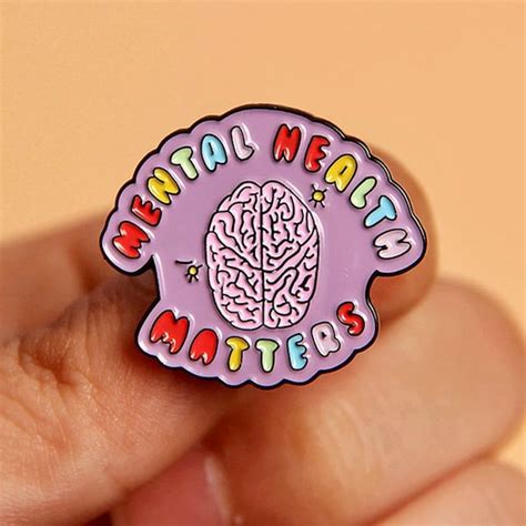 Pin Mental Health Pins Badge Etsy