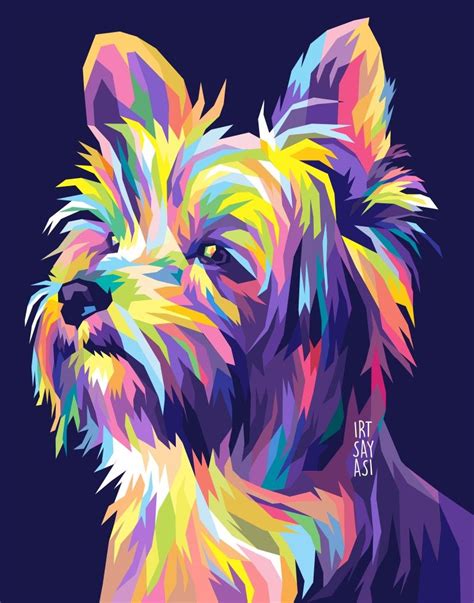 Animal Illustration Pet Pop Dog Pop Art Dog Art Dog Painting Pop Art