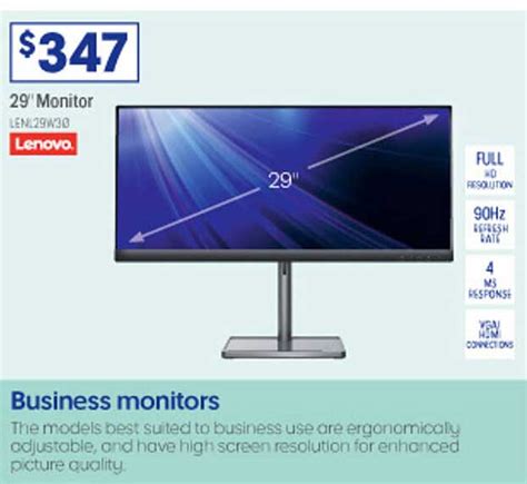 Lenovo 29 Monitor Offer At Officeworks