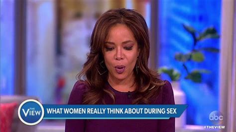 what do women really think of during sex the view sex views talk show