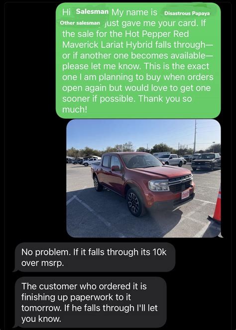 So close, gosh darn it : r/FordMaverickTruck