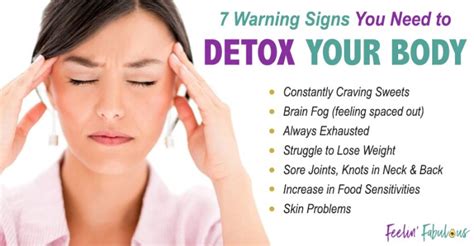 7 Warning Signs Your Body Needs A Detox Feelin Fabulous With Kayla