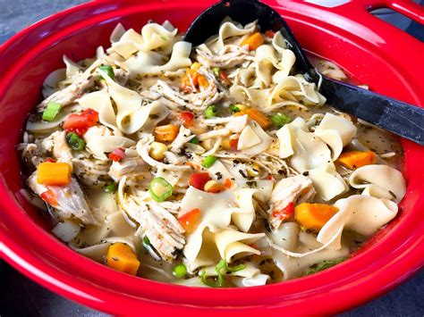 This simple zucchini soup is ready in a snap. Healthy Chicken Noodle Soup with All the Vegetables