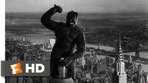 King Kong 1933 Climbing The Empire State Building Scene 910