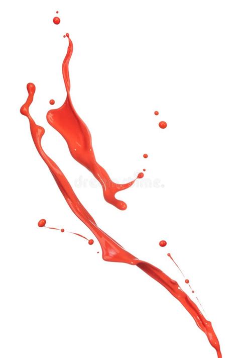 Red Paint Splashing Stock Image Image Of Brush Background 11644231