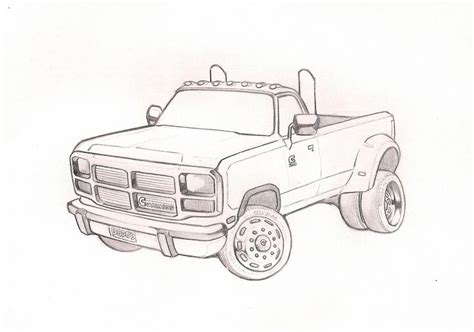 Largest diesel truck page on instagram: First Gen Dodge Dually by bluegender1 on DeviantArt