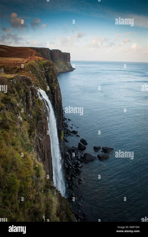 Kilt Rock Is A 200 Foot High Sea Cliff Located On The East Coast Of