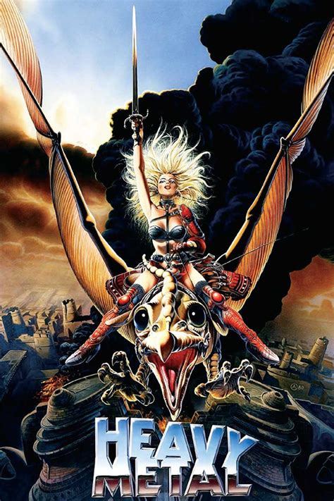 Heavy Metal Cartoon Poster