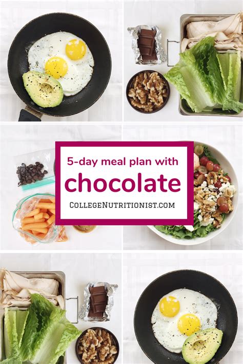 Weekly Weight Loss Meal Prep With Chocolate Satisfying And Delicious