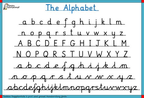 Alphabet Line Printable