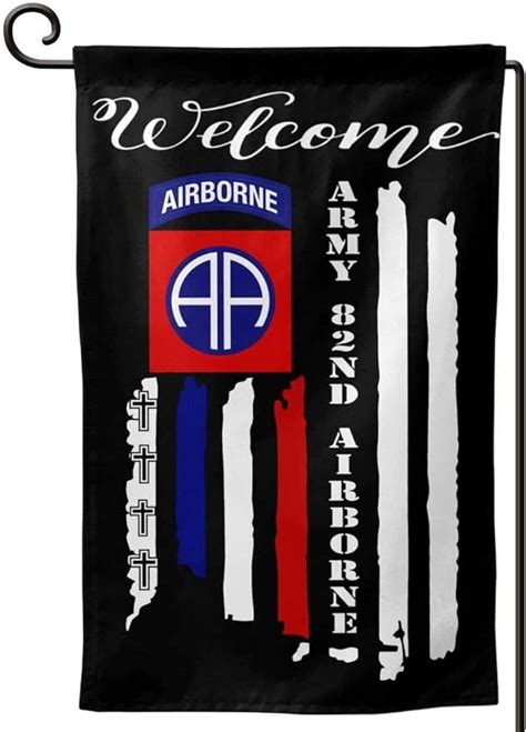 Pengge Us Army 82nd Airborne Division American Flag Square