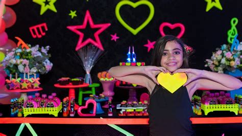 Minha Festa De AniversÁrio De 10 Anos Balada Neon Youtube