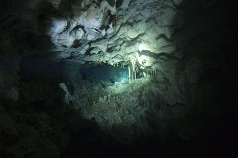Unexplored Underwater Cave System Reveals Beauty Hidden