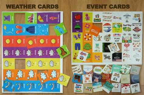 Buy Indrak 192 Cards Classroom Pocket Chart School Calendar And Weather