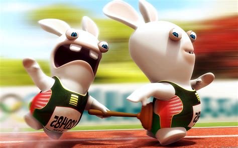 Funny Rabbits Run Cartoon Wallpapers Hd Desktop And Mobile Backgrounds