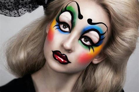 Glam Clowncircus Makeup Circus Makeup Clown Makeup Extreme Makeup