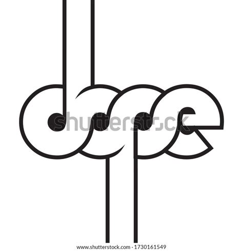 Dope Word Vector Lines On White Stock Vector Royalty Free 1730161549
