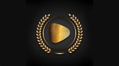 Illustrator Tutorial | Gold Shield Logo Design - YouTube