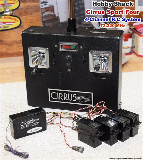 Hobby Shack Cirrus Sport Four 4 Channel Radio Control System