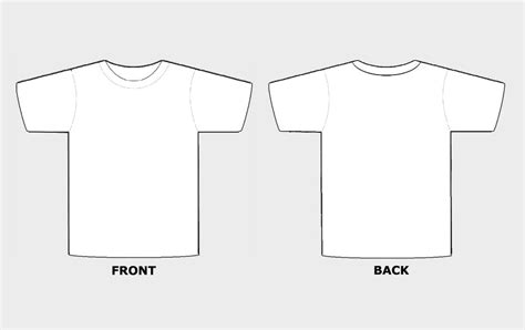 Blank Tee Shirt Template 1 Templates Example Templates Example
