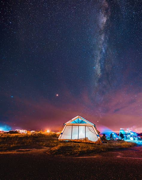 Tent Night Starry Sky Camping Hd Phone Wallpaper Peakpx