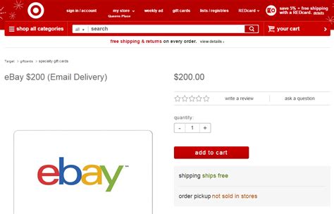 This article will show you how and provide you a list of 10 legit sites where you can get ebay gift cards completely for free. Target - Ways to Save Money when Shopping