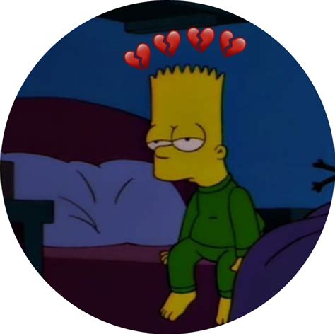 1080x1080 Sad Heart Bart Bart Simpson Heartbroken Wallpapers Top