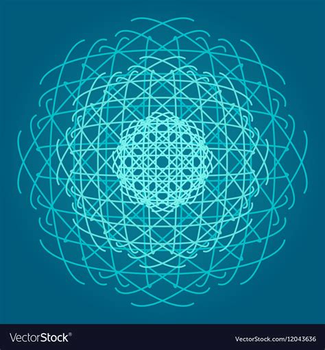 Sacred Geometry Symbols And Elements Background Vector Image