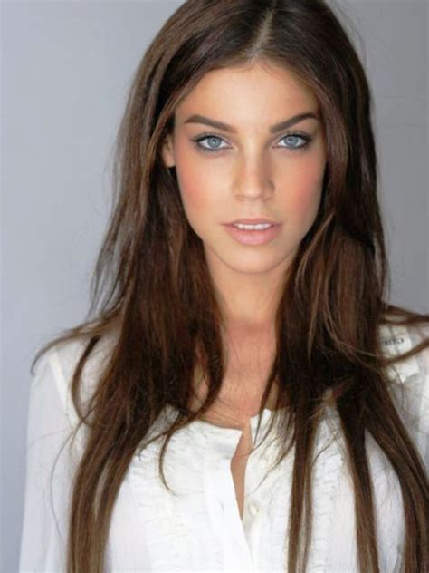 Brown hair blue eyes girl. Image result for best brown hair color for fair skin and ...