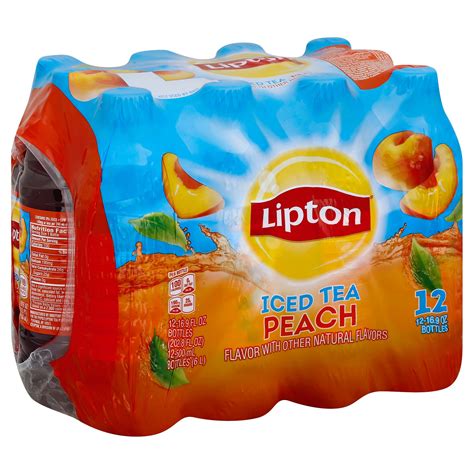 Lipton Peach Iced Tea 169 Oz Bottles Shop Tea At H E B