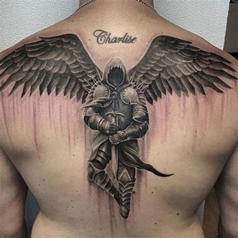 Men S Hairstyles Now Back Tattoos For Guys Cool Back Tattoos Angel Tattoo Designs