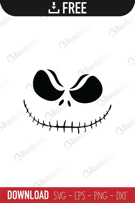 Jack Skellington SVG Cut Files Free Download | BundleSVG