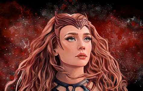 Artstation Wanda Maximoff