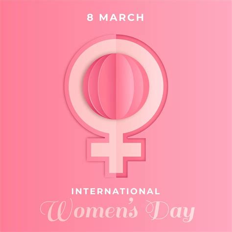 Free Vector International Womens Day In Paper Style