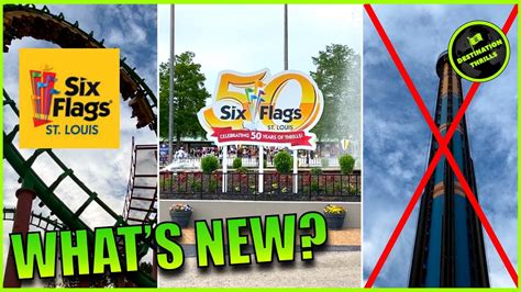 Whats New At Six Flags St Louis 2021 Two Rides Leaving Youtube