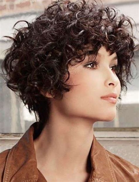 Hairstyles For Short Curly Hair Wavy Haircut