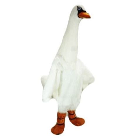 Big White Goose Mascot Costume