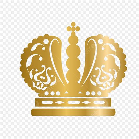 King Crown Vector Art PNG King Golden Crown Design Golden Crown