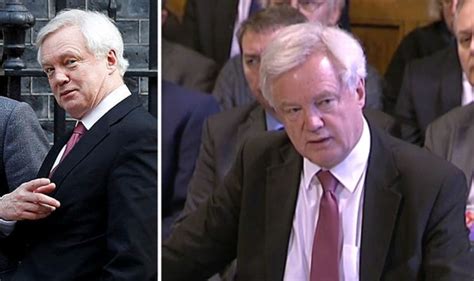 Brexit News David Davis Declares Remainer Mps And Lords Will Not Be