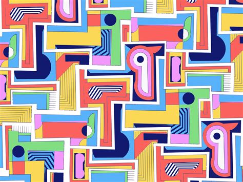 Geometric Pattern Composition By Christos On Dribbble